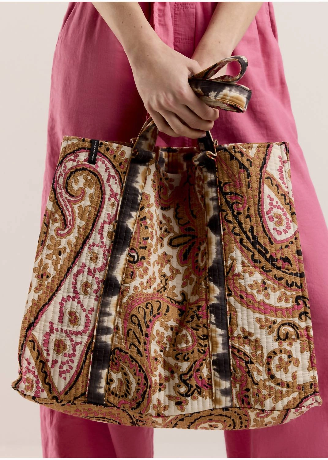 Women's Paisley Bag In Soft Camel