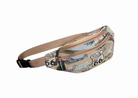 Women's Tapestry Waist Fanny Pack Bag In Multi