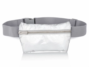 Women's Travel Fanny Pack In Shimmer White