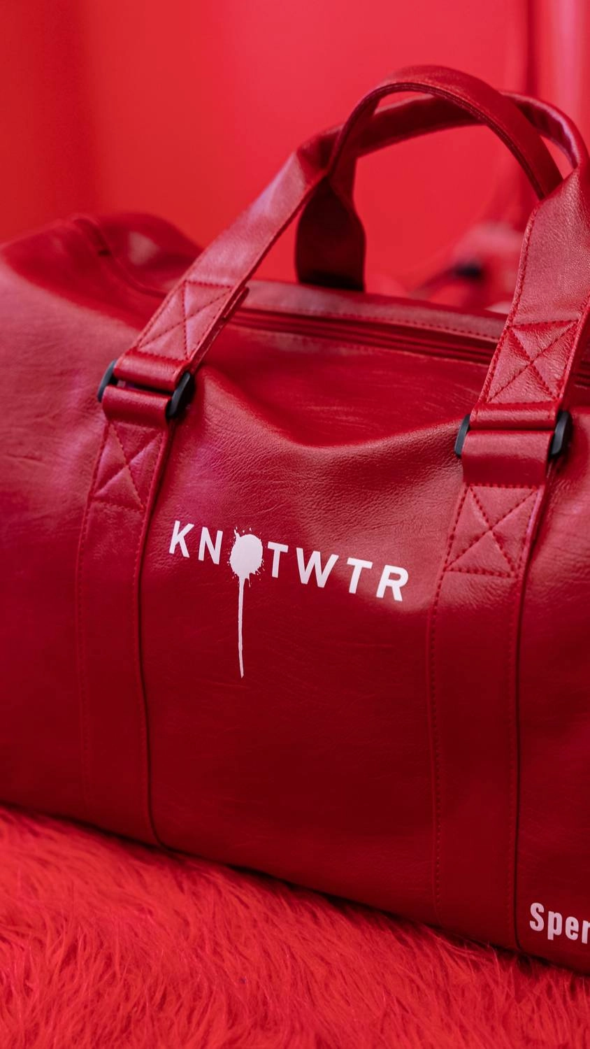 Women's Weekender Duffle Bag In Code Red