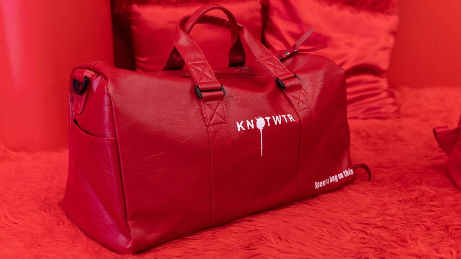 Women's Weekender Duffle Bag In Code Red