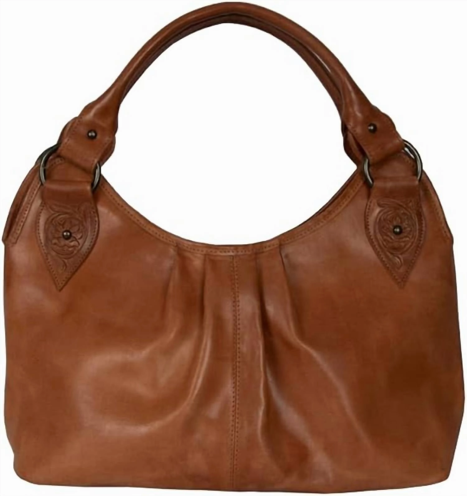 Women's Yippee Kiyay Hobo Cowhide Handbag In Brown/natural
