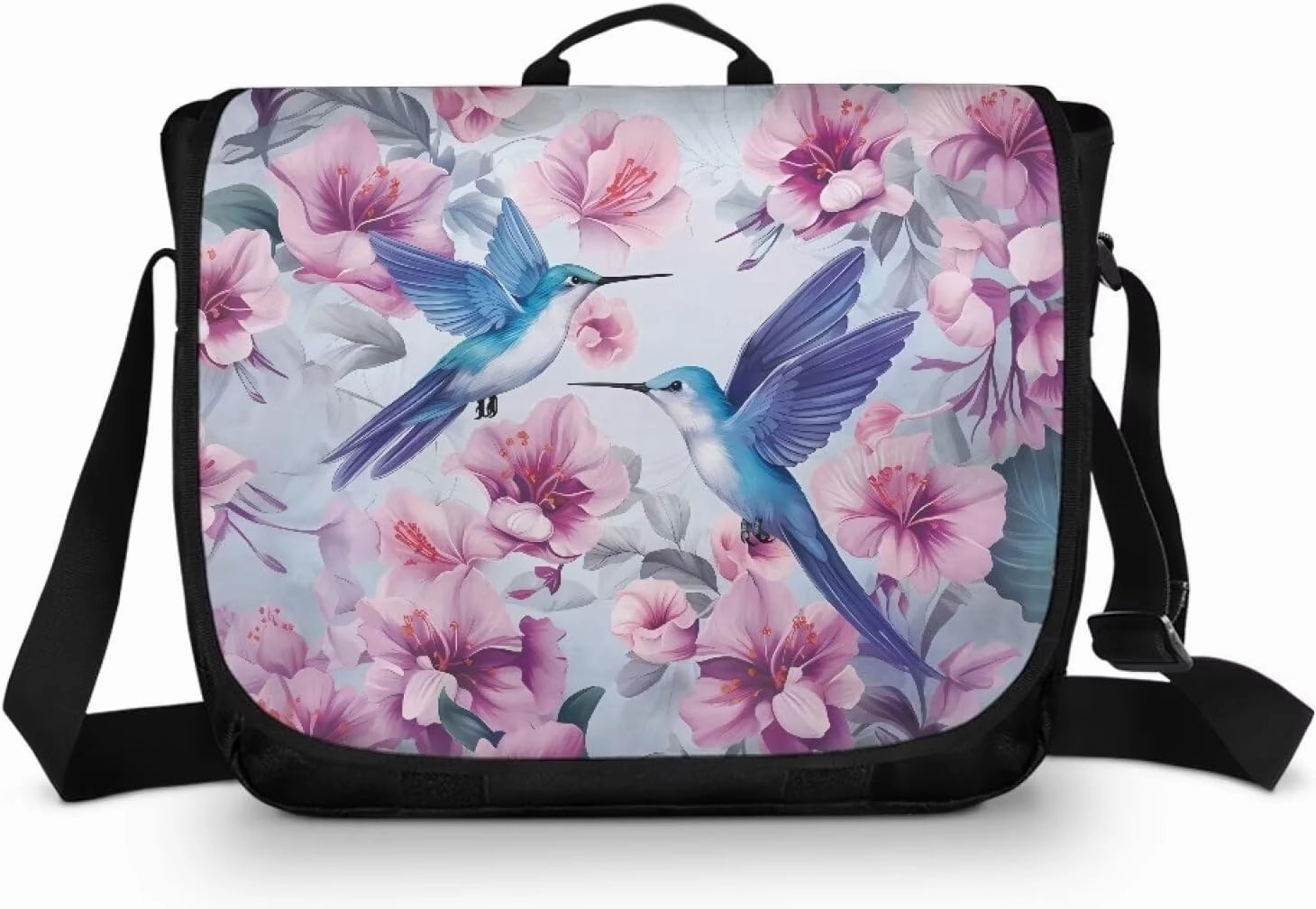 Women Vintage Flap Crossbody Bag Classic Large Messenger Bag Travel Shoulder Handbag Men Portable Laptop Satchel