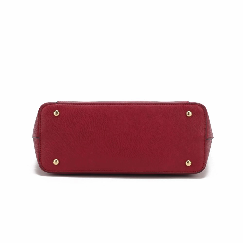 Ximena Vegan Leather Womens Tote Bag with matching Wristlet Wallet- 2 pieces