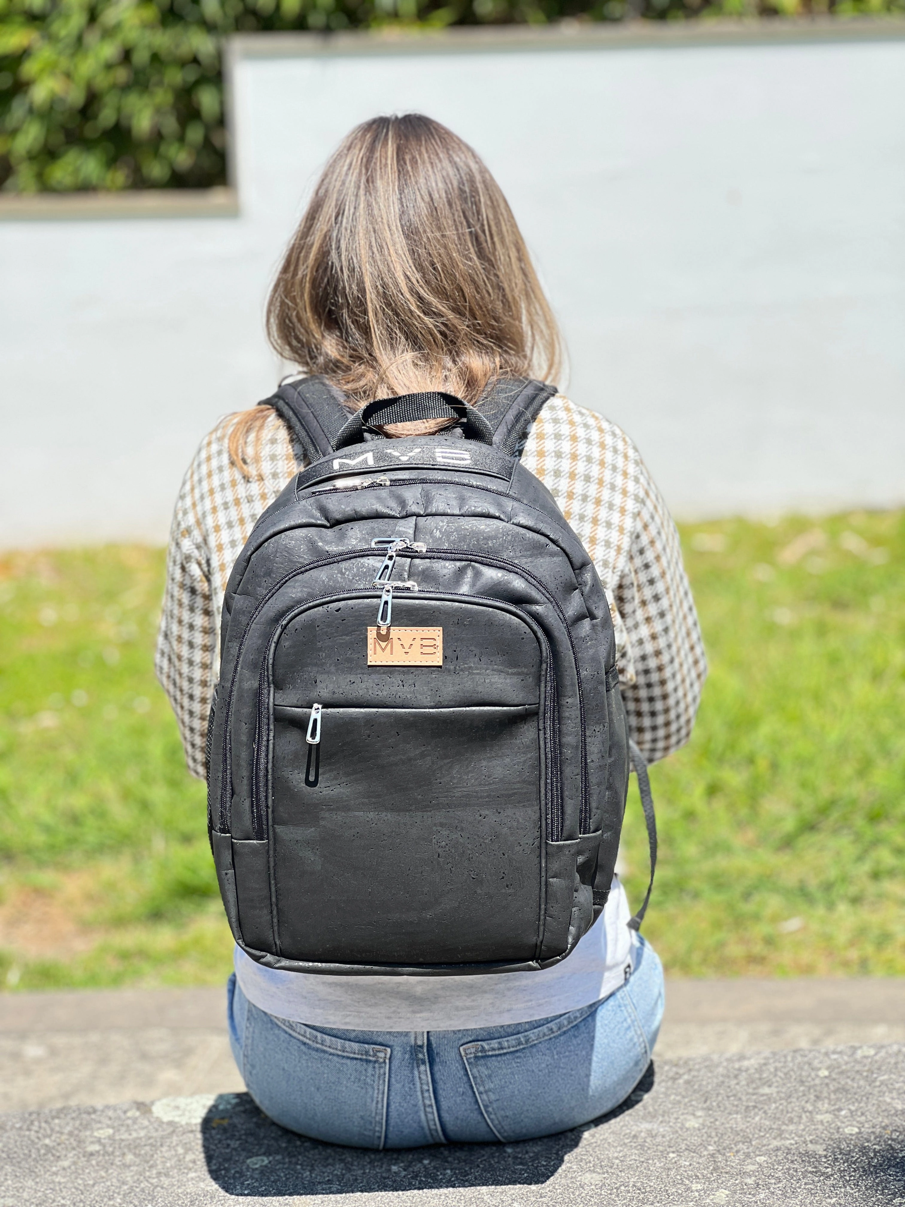 Xpedition Cork Vegan Backpack | Black