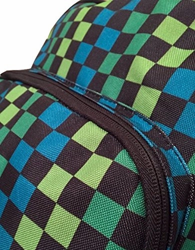Yak Pak Empire Back Pack Turq/Green Check (Kz253-6482)