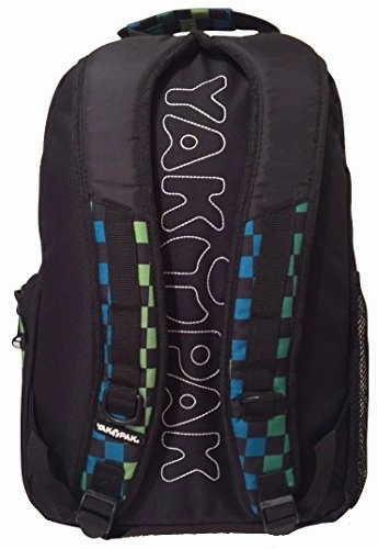 Yak Pak Empire Back Pack Turq/Green Check (Kz253-6482)
