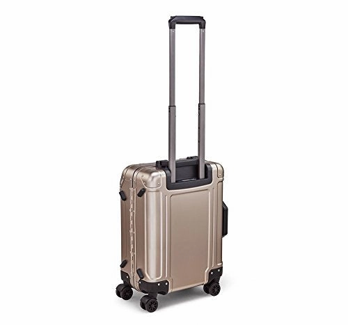 Zero Halliburton Geo Aluminum 3.0-Carry-on 4-Wheel Spinner, Black