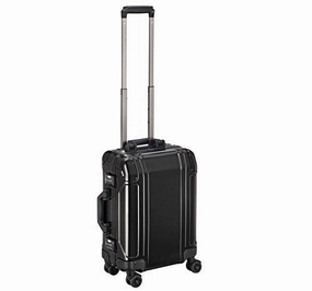 Zero Halliburton Geo Aluminum 3.0-Carry-on 4-Wheel Spinner, Black