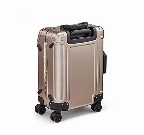 Zero Halliburton Geo Aluminum 3.0-Carry-on 4-Wheel Spinner, Black