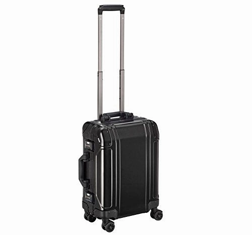 Zero Halliburton Geo Aluminum 3.0-Carry-on 4-Wheel Spinner, Black