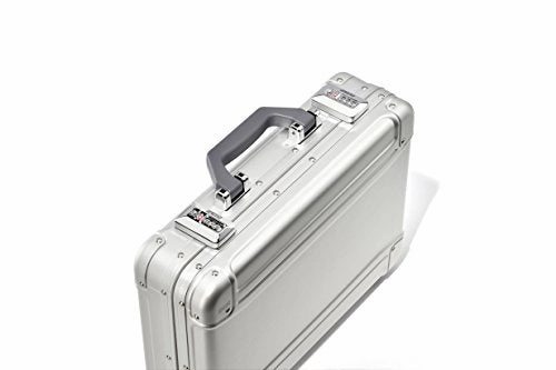 Zero Halliburton Geo Aluminum 3.0 Small Attach Briefcase, Silver, One Size