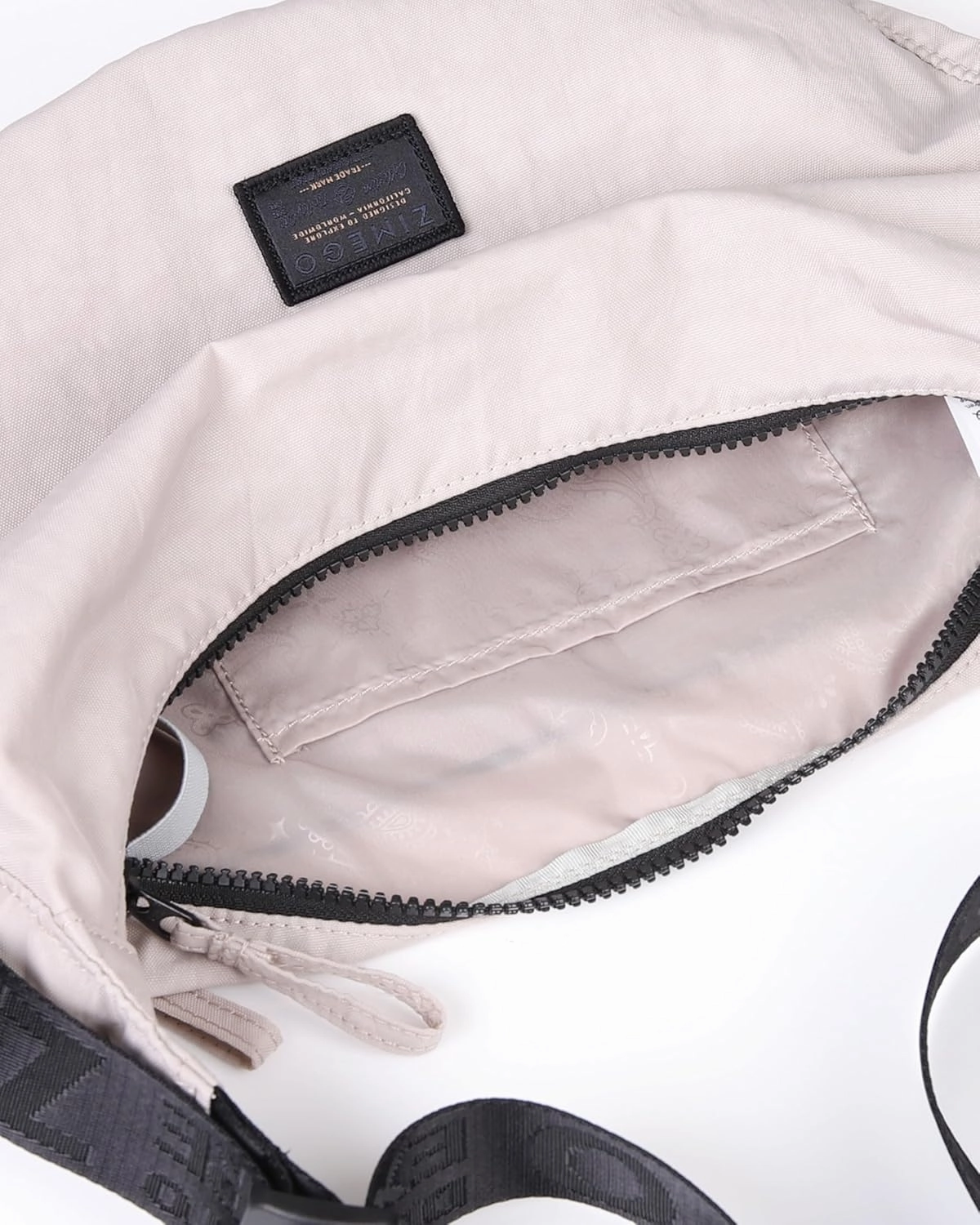 ZIMEGO Classic Crescent Crossbody Bag - Everyday Essential Travel Hobo Bag