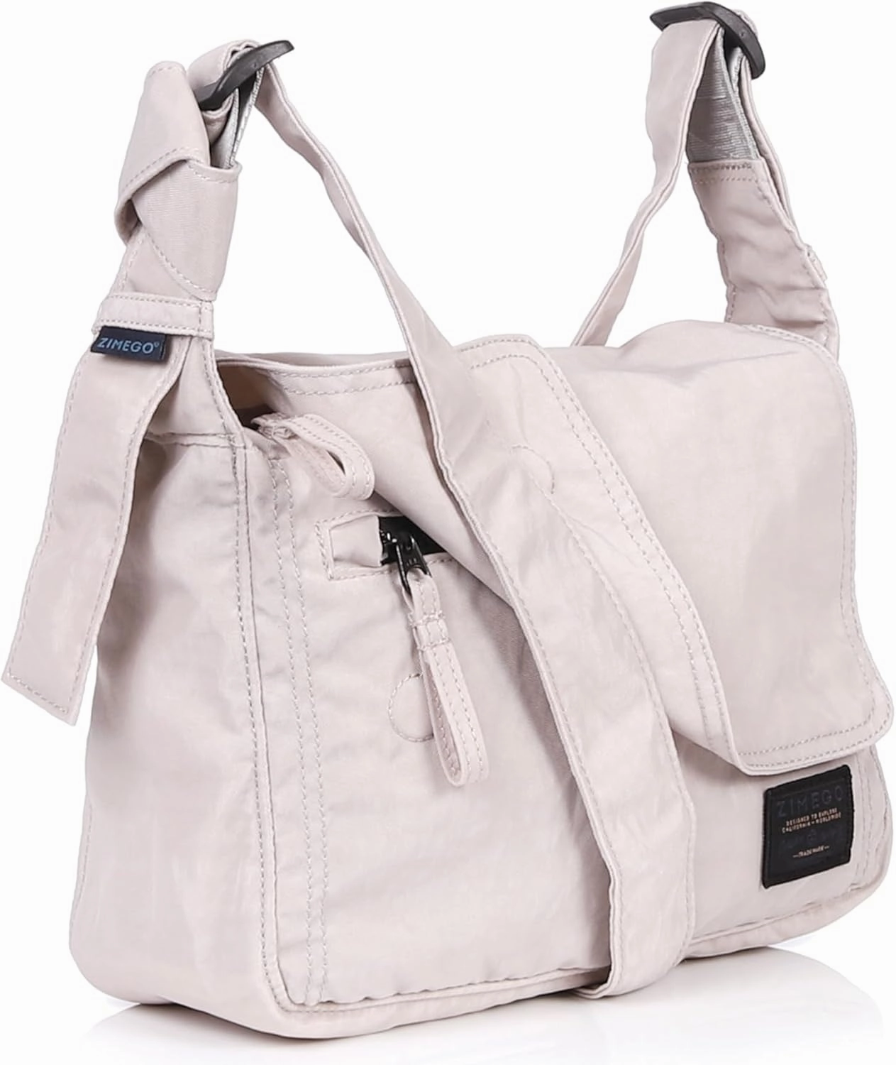 ZIMEGO Classic Crescent Crossbody Bag - Everyday Essential Travel Hobo Bag