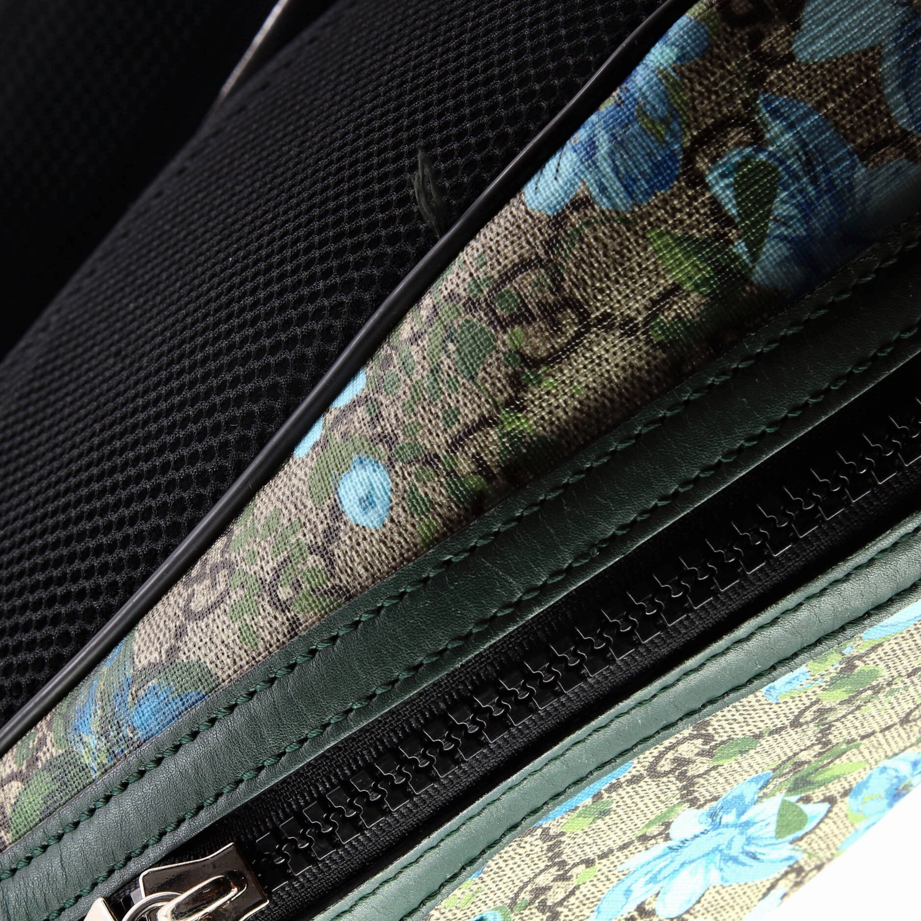 Zip Backpack Embroidered Printed GG Coated Canvas Medium
