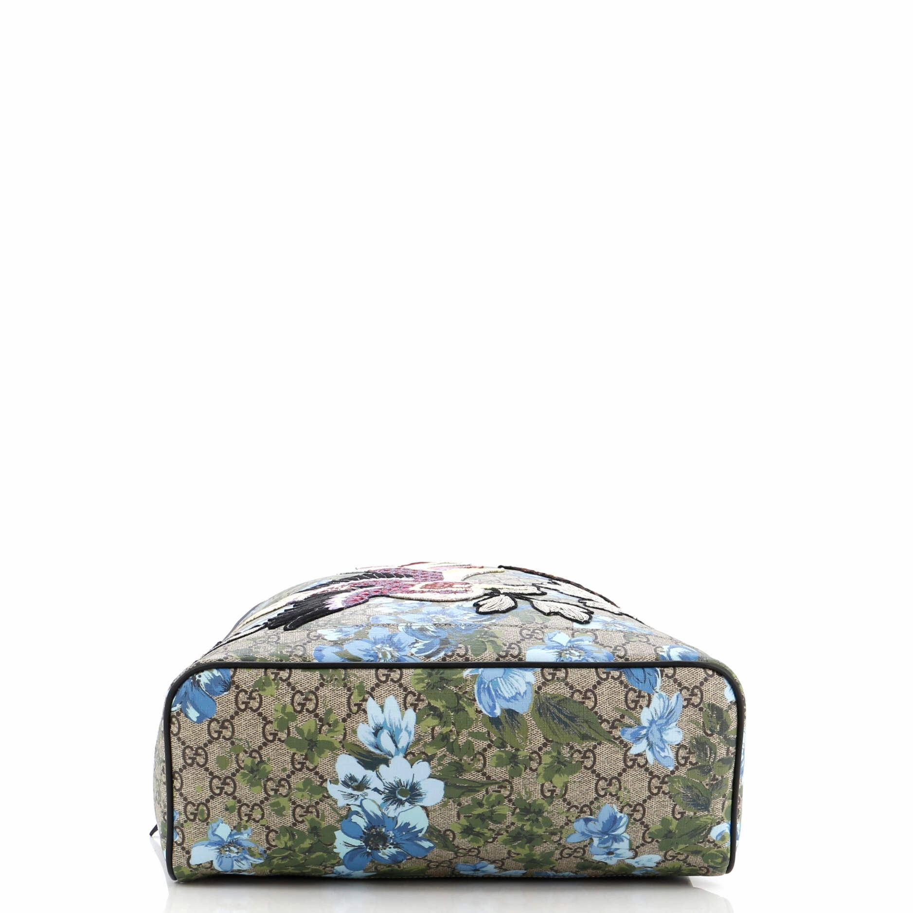 Zip Backpack Embroidered Printed GG Coated Canvas Medium