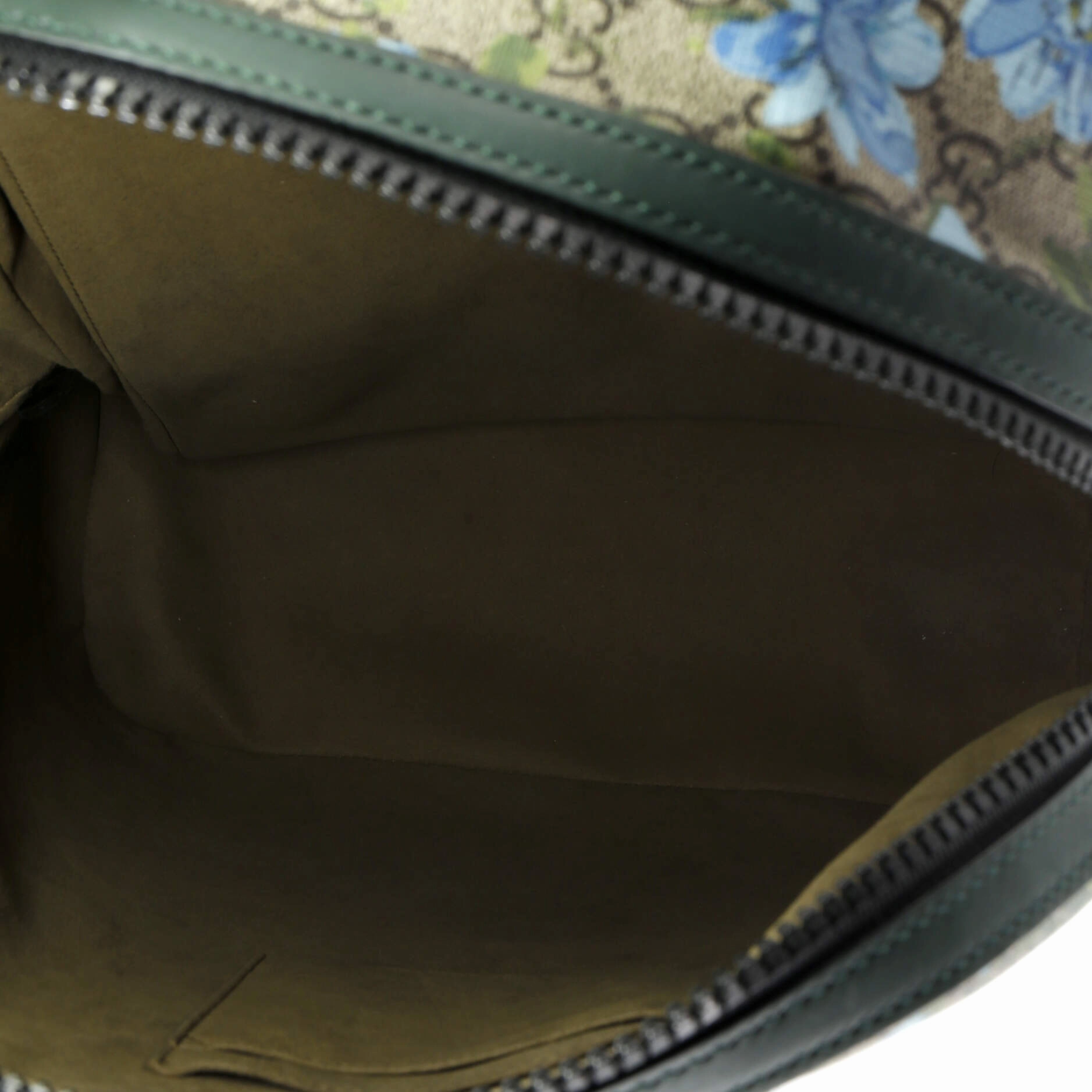 Zip Backpack Embroidered Printed GG Coated Canvas Medium